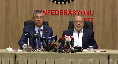 CHP Lideri Özgür Özel’in HAK-İŞ ziyareti… Özgür Özel: “Bu şartlar altında asgari ücretin temmuzda zamlanmaması katlanılabilir değil”