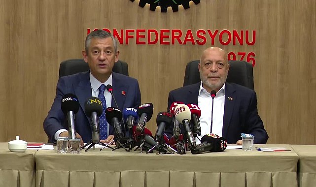 CHP Lideri Özgür Özel’in HAK-İŞ ziyareti… Özgür Özel: “Bu şartlar altında asgari ücretin temmuzda zamlanmaması katlanılabilir değil”