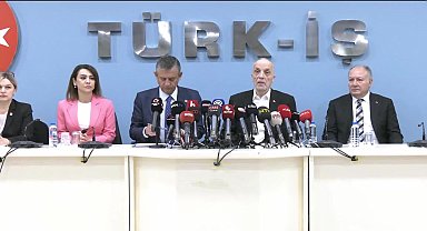 CHP Lideri Özgür Özel’in Türk-İş ziyareti… Özgür Özel: