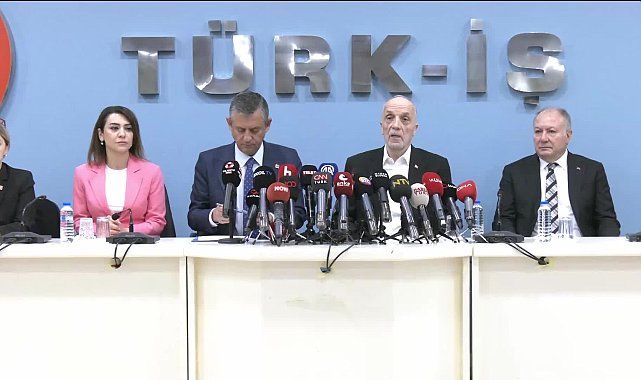 CHP Lideri Özgür Özel’in Türk-İş ziyareti… Özgür Özel: