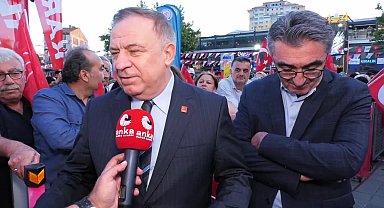 CHP'nin Esenler mitingi... Gökan Zeybek,