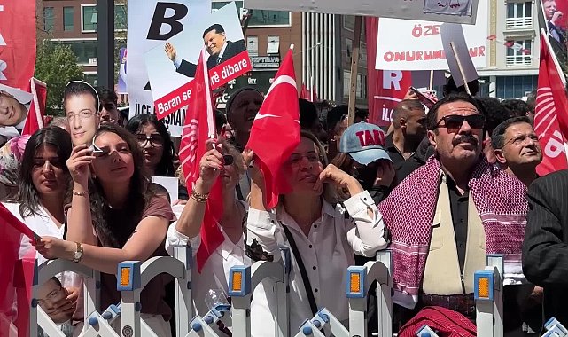 CHP’nin “Millet İradesine Sahip Çıkıyor” mitingi...Adalar Belediye Başkanı Akpolat: “Kayyumların yerine mazbatalar belediye başkanlarına iade edilmelidir