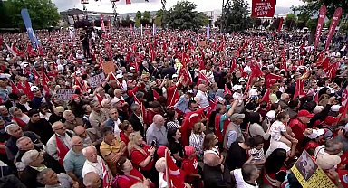 CHP'nin ''Millet İradesine Sahip Çıkıyor' mitingi... İmamoğlu'nun mesajı: