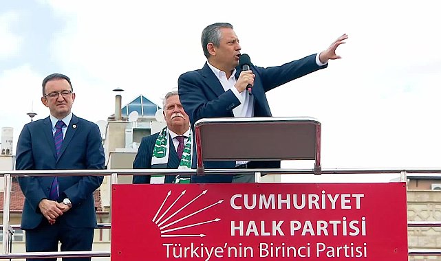 CHP'nin “Millet İradesine Sahip Çıkıyor” mitingi... Özgür Özel: