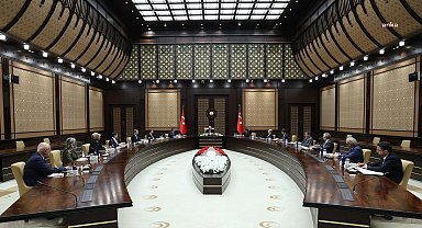 Cumhurbaşkanı Erdoğan, Cumhurbaşkanlığı Politika Kurullarının başkanvekillerini kabul etti