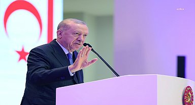 Cumhurbaşkanı Erdoğan KKTC’de: ''Adlarımız farklı olsa da söz konusu Kıbrıs davası olunca soyadımız Kuzey Kıbrıs Türk Cumhuriyeti'dir''