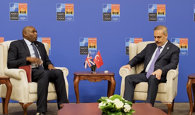 Dışişleri Bakanı Fidan, Birleşik Krallık Dışişleri Bakanı Lammy ile görüştü
