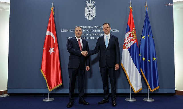 Dışişleri Bakanı Fidan, bugün Belgrad'ta Sırp mevkidaşı Duriç ile bir araya geldi