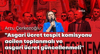 DİSK Başkanı Arzu Çerkezoğlu'ndan asgari ücret açıklaması: 