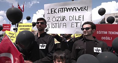 Ek atama isteyen öğretmenlerden 