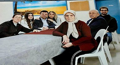 Ekrem İmamoğlu, ailesiyle görüşmesi sırasında çekilmiş fotoğrafı paylaştı