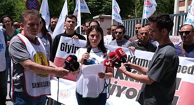 Eskişehir’de DSİ önünde açıklama: “Giyim yardımı ödemeleri Memur Sen’den tahsil edilsin”