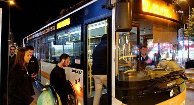 Eskişehir'de gece seferleriyle 1 yılda 222 bin yolcu taşındı