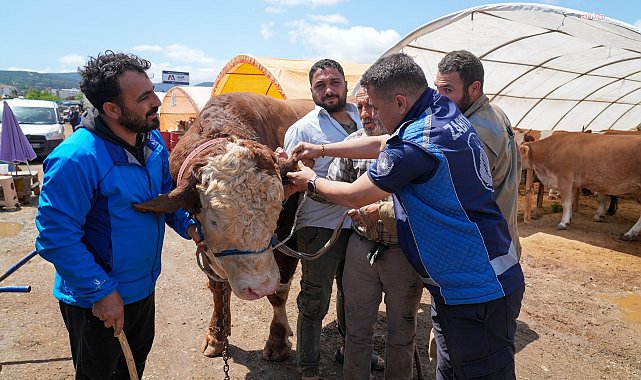 Gaziemir’de kurban satış yerlerinde sıkı denetim
