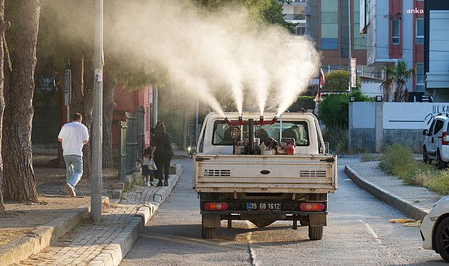 Gaziemir’de sivrisineklere karşı ilaçlama çalışmaları hız kazandı