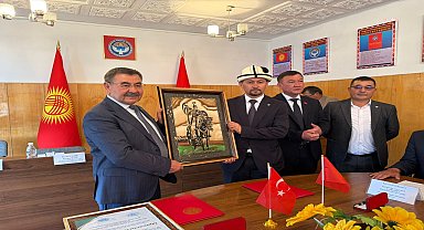 Gölbaşı Belediyesi ile Kırgızistan'ın Balıkçı Belediyesi arasında Kardeş Kent Protokolü imzalandı