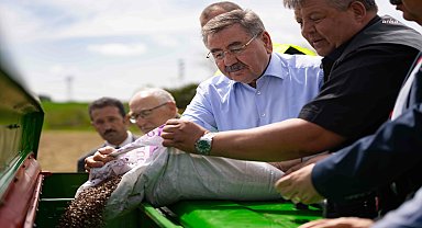 Gölbaşı Belediyesi'nden tarıma destek... Karabuğday ekimi başladı