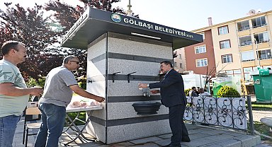 Gölbaşı Belediyesi'nden vatandaşlara çorba ikramı