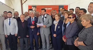 Hatay’da CHP Lideri Özel’e yapılan saldırı protesto edildi: