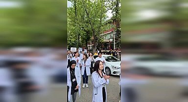 Hekimler Ankara'da bir doktorun darp edilmesini protesto etti: Artık gerçek bir mücadele başlatmanın zamanı gelmiştir