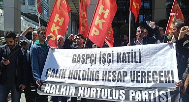 HKP'den Çalık Holding önünde 
