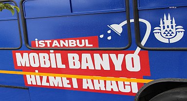 İBB’den evsizlere yıl boyu destek: Mobil Banyo hizmeti yaz döneminde de sürüyor