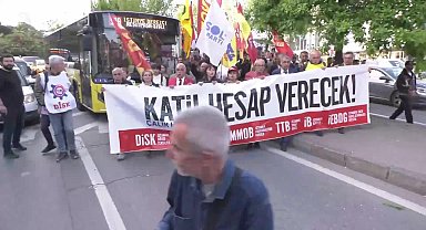İstanbul'da Erol Eğrek için yürüyüş...
