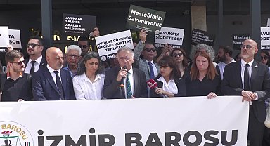 İzmir Barosu Başkanı ve Genel Sekreteri’ne yönelik tehdit davasında ilk duruşma görüldü: Tutuklu yargılanan sanık tahliye edildi