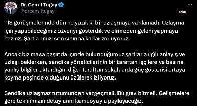 İzmir Büyükşehir Belediye Başkanı Cemil Tugay: