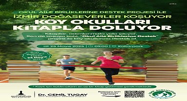İzmir’de doğaseverler koşacak, köy okulları kitapla dolacak