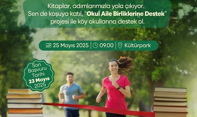 İzmir’de doğaseverler koşacak, köy okulları kitapla dolacak