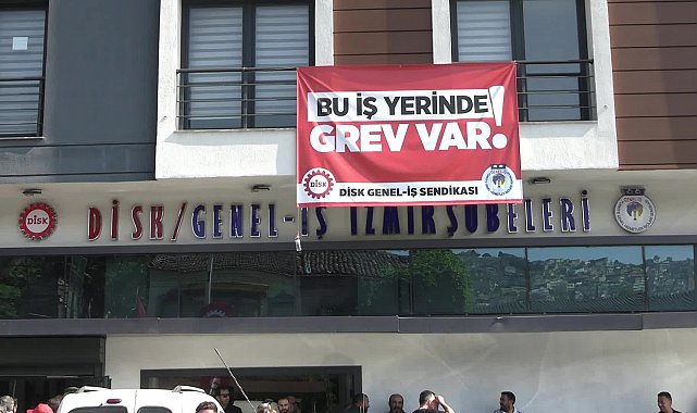 İzmir'de İZENERJİ ve İZELMAN şirketlerinde çalışan işçiler iş bıraktı