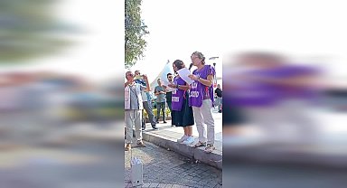 İzmir Dikili'de 'etek boyu' protestosu