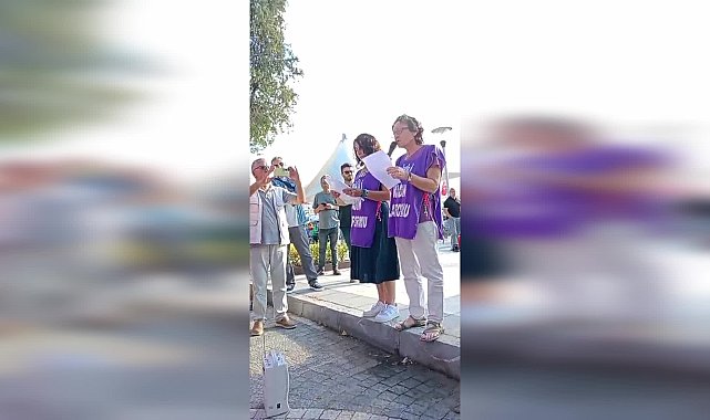 İzmir Dikili'de 'etek boyu' protestosu