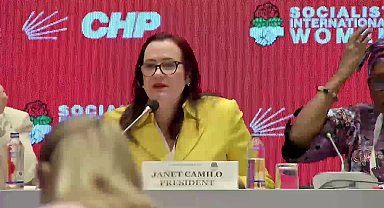 Kadın Sosyalist Enternasyonal Konsey Toplantısı... Başkan Camilo: 