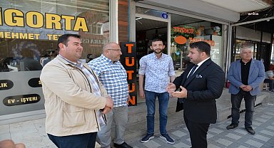 Kahramankazan Belediye Başkanı Çırpanoğlu'ndan ilçe esnafına ziyaret