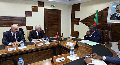Kamerun Başbakanı Joseph Dion Ngute, Bakan Yaşar Güler'i kabul etti