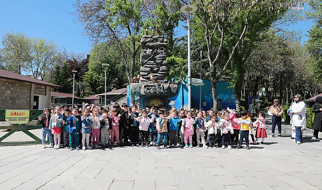 Keçiörenli miniklerden Evcil Hayvan Parkı’na ziyaret