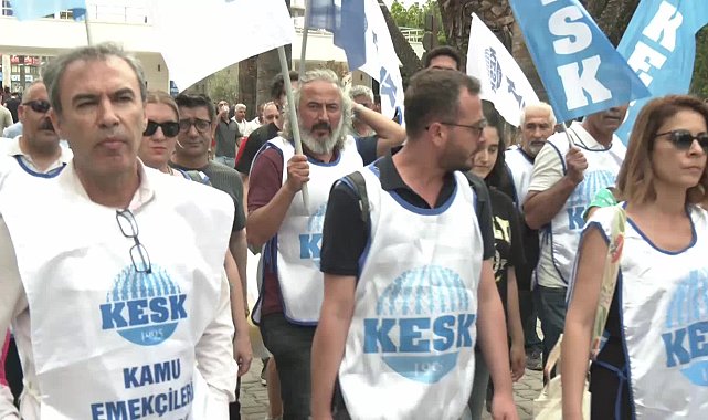 KESK'ten İzmir'de grevdeki işçilere destek