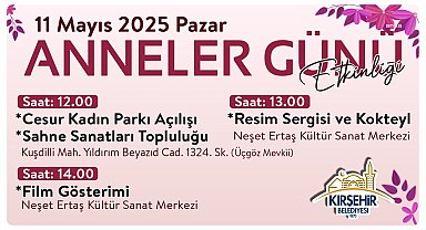 Kırşehir’de Anneler Günü, etkinliklerle kutlanacak