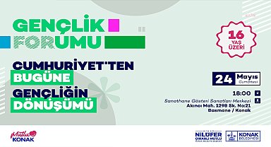 Konak Belediye Başkanı Nilüfer Çınarlı Mutlu’dan Gençlik Forumu’na davet