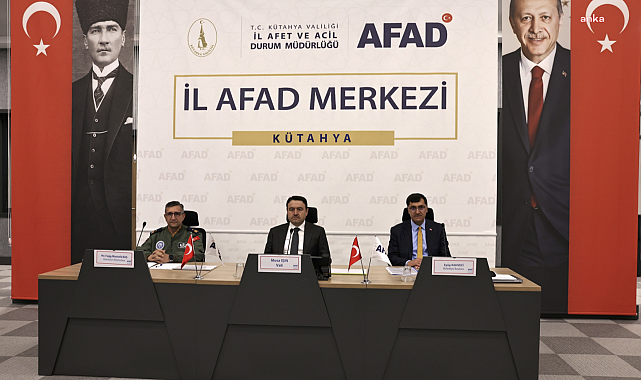 Kütahya Belediye Başkanı Kahveci, İl Afet ve Acil Durum Koordinasyon Kurulu toplantısına katıldı