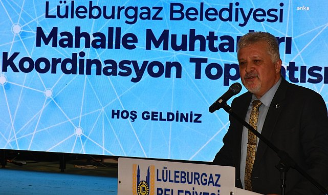 Lüleburgaz Belediyesi'nden muhtarlar ile güçlü iş birliği