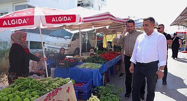 Manavgat Belediye Başkanı Kara'dan Çarşamba Pazarı'na ziyaret
