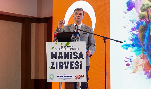 Manisa Büyükşehir Belediye Başkanı Zeyrek: “Sürdürülebilir Manisa Zirvesi, önümüzdeki yılların yol haritasını belirleyecek”