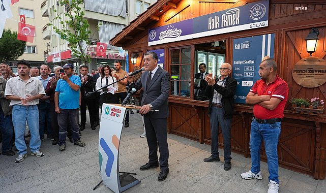 Manisa Büyükşehir Belediyesi, Köprübaşı’nda Halk Ekmek ve Halk Mandıra’yı hizmete açtı