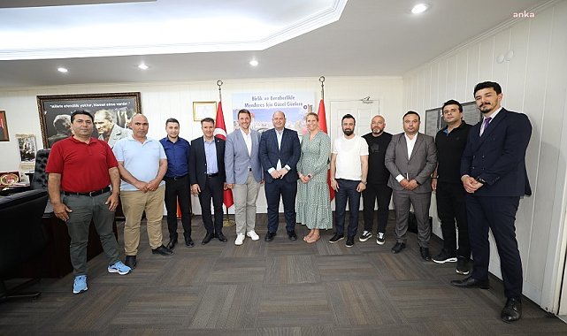 Menderes Belediyesi Troisdorf Belediyesi Belediye Başkanı Alexander Biber’i ağırladı