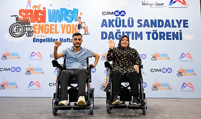 Mersin Büyükşehir Belediyesi desteğiyle 60 vatandaşa akülü sandalye dağıtıldı