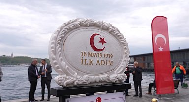 Milli Mücadele’nin ilk adımının atıldığı Karaköy Rıhtımı’nda anlamlı tören