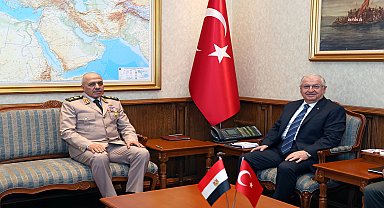 Milli Savunma Bakanı Güler, Mısır Genelkurmay Başkanı Korgeneral Khalifa'yı kabul etti